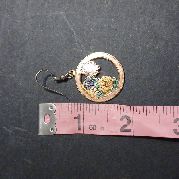 Vintage butterfly earrings - Picture 4 of 5